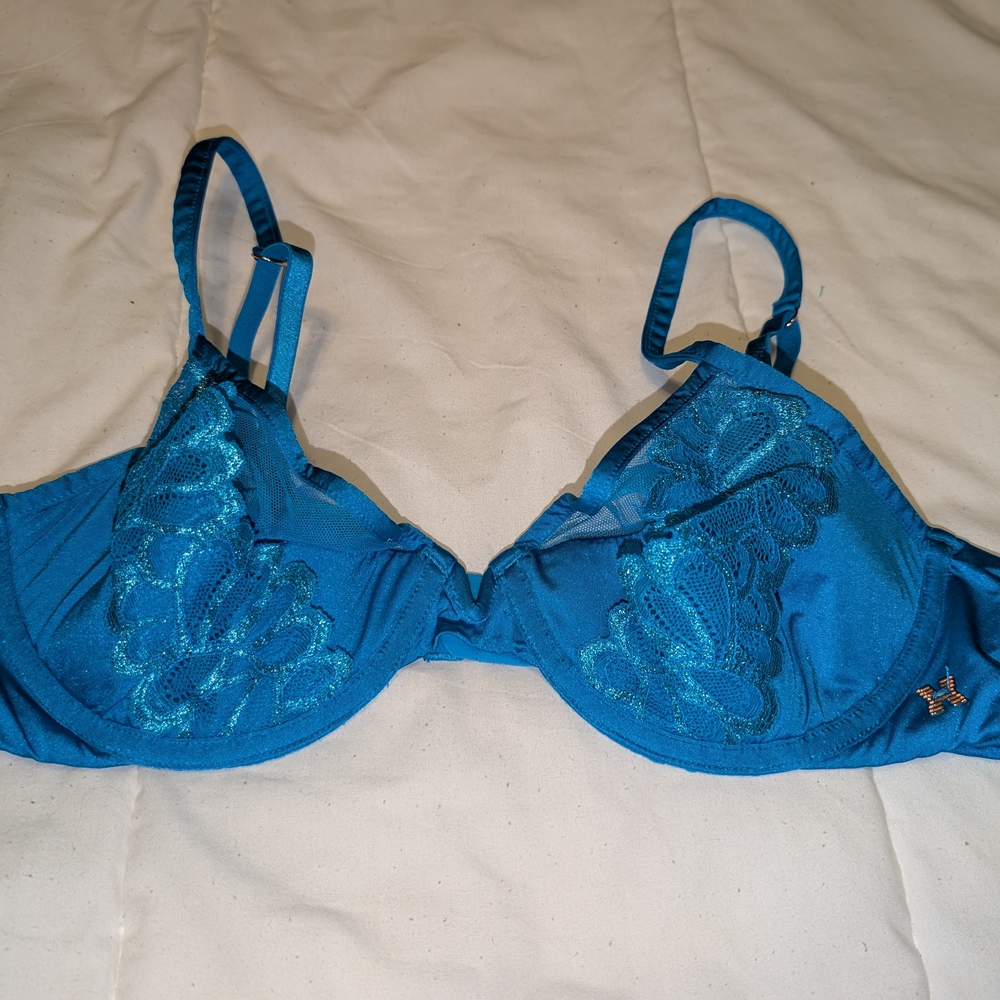 Savage X Fenty Blue Underwire Bra Intimates